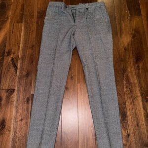 Pedro del Hierro Houndstooth Wool Pants